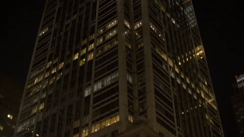 Skyscraper at Night in Philadelphia 動画素材 113835559