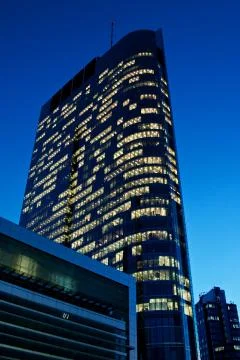 Skyscraper office building Stock Photos