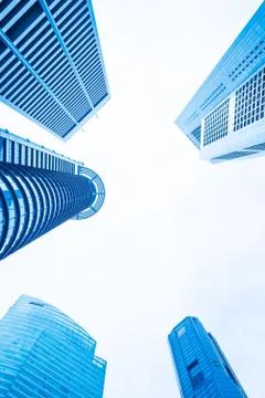 Skyscraper office building Stock Photos