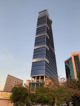 The skyscraper office building view Stock Photos