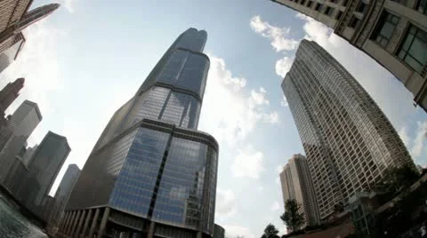 Skyscraper Pan Stock Footage 21430863