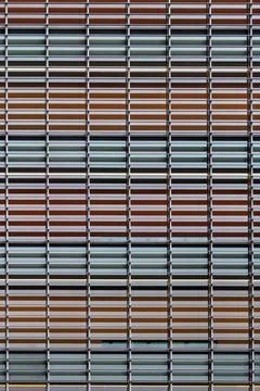 Skyscraper pattern Metal and glass facade of a modern business building Co... Foto stock