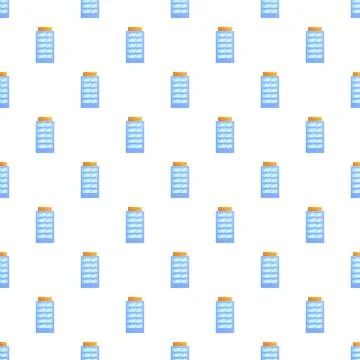Skyscraper pattern seamless flat colored background design Illustrazione stock