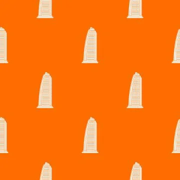Skyscraper pattern seamless Ilustración de archivo