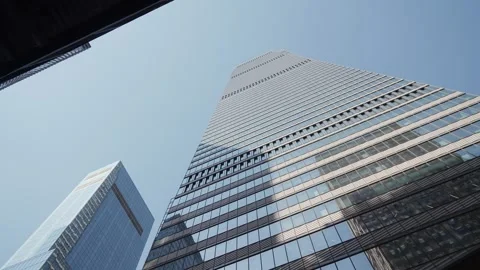 Skyscraper Perspective Exploring the Impact of Modern Architecture on the Urban Video stock 316511753