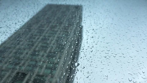 SKYSCRAPER RAIN Stock Footage 93991561