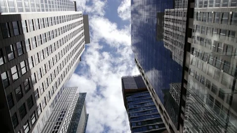 Skyscraper reflected in Sydney Australia 4K Stock Footage 144959992