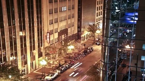 Skyscraper Reflection (Time lapse) Stock Footage 8833200