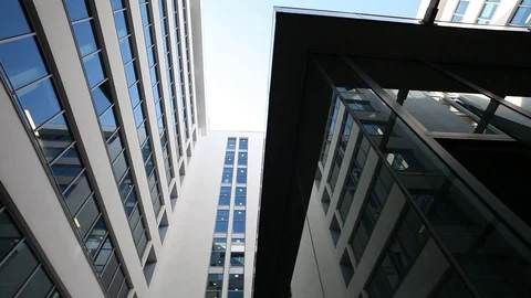 Skyscraper roll view Stock Footage 101120189