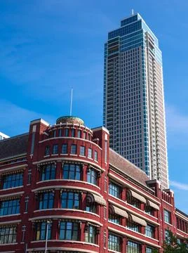 Skyscraper in Rotterdam Stock Photos