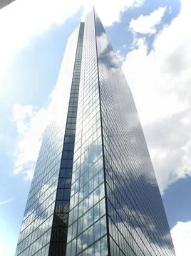The skyscraper rushing into the sky Stock Photos