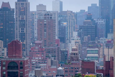Skyscraper Skyline Day to Night Stock Footage 276449260