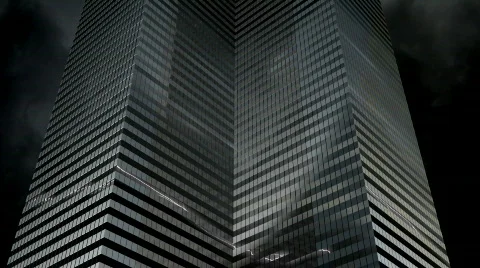 Skyscraper Storm 스톡 동영상 348519