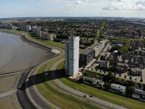 Skyscraper Terneuzen Stock Photos
