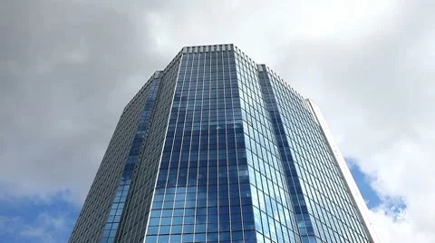 Skyscraper time-laps Stock Footage 8656788