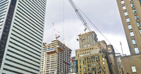 Skyscraper time lapse  Stock Footage 115020346