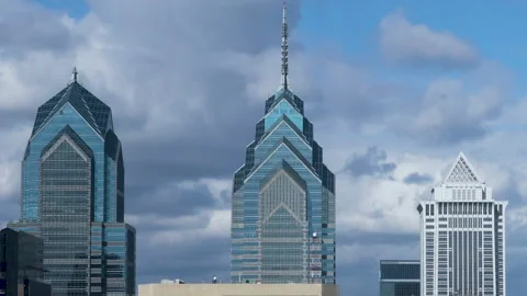 Skyscraper Timelapse - Philadelphia Stock Footage 237342724