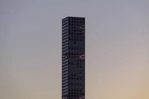 Skyscraper Timelapse Short Stock Footage 144087030