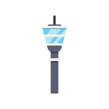 Skyscraper tower icon representing urban architecture Ilustração Stock