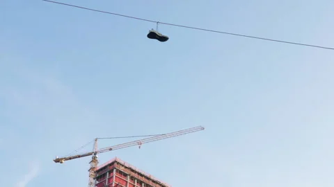 A skyscraper under construction Stock Footage 279202225