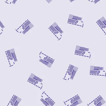 Skyscraper under construction glyph seamless pattern 스톡 일러스트