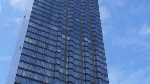 Skyscraper. View from below going up Stock Footage 140599575