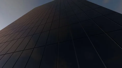 Skyscraper with a view from the bottom upwards Stock Footage 84594130