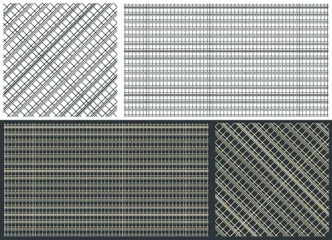 Skyscraper windows close up Stock Illustration