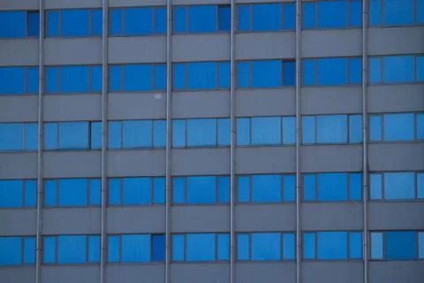 Skyscraper windows close up Stock Photos