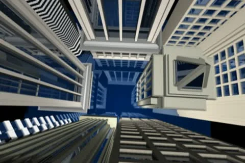 Skyscraper Wipe Stock Footage 10873518