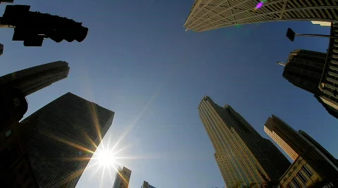 Skyscrapers 2 Vídeo Stock 739446