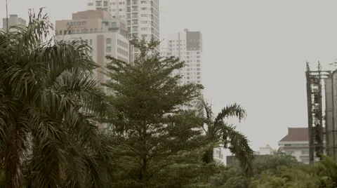 Skyscrapers in Asia Stock Footage 57769372