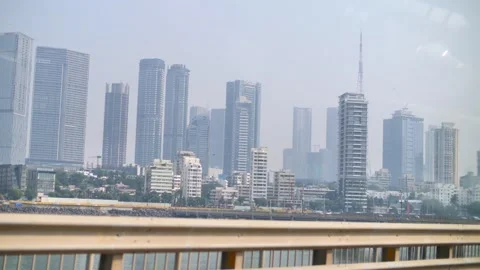 Skyscrapers of the big city Stock Footage 264085302