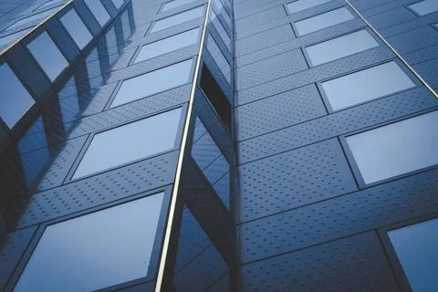Skyscrapers, bottom up view Stock Photos