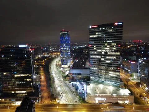 Skyscrapers in Bucharest Stock Photos