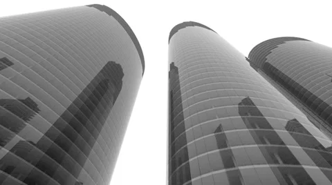 Skyscrapers building process timelapse grow Vídeos de archivo 34689090