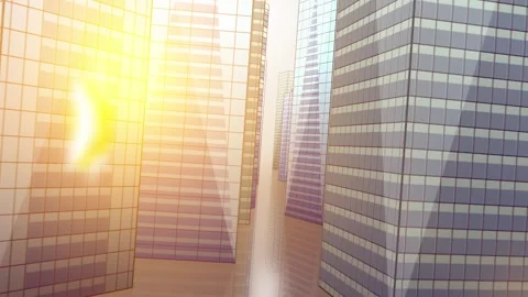 After Effects: Skyscrapers Buildings Logo #263614996