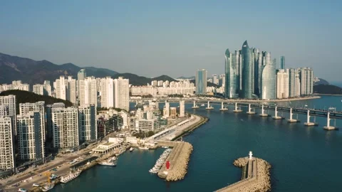 Skyscrapers of Busan Stock Footage 236761758