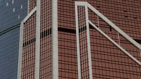 Skyscrapers close up Stock Footage 72541761
