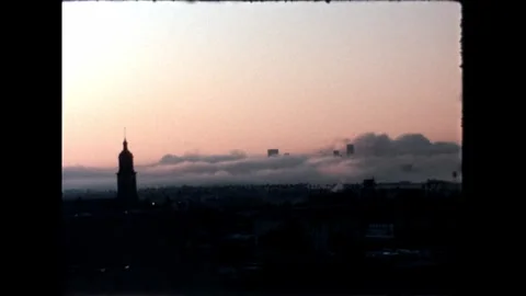 Skyscrapers disappear Stock Footage 276289672
