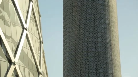 Skyscrapers in Doha, Qatar. Video stock 130879568