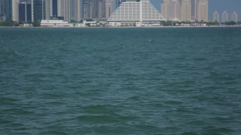 Skyscrapers in Doha, Qatar. Video stock 130879574