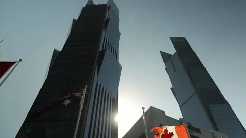 Skyscrapers in Doha, Qatar. Video stock 130895948