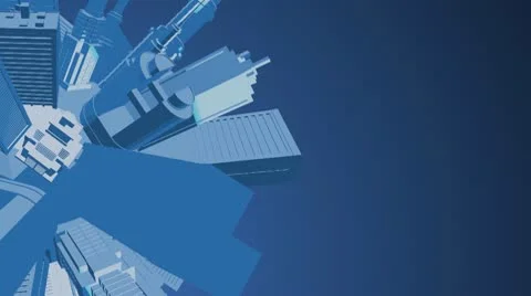 Skyscrapers globe 5 1 Stock Footage 10803738