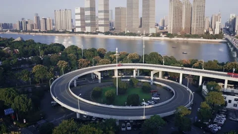 Skyscrapers Ifs In Changsha Video stock 200171111