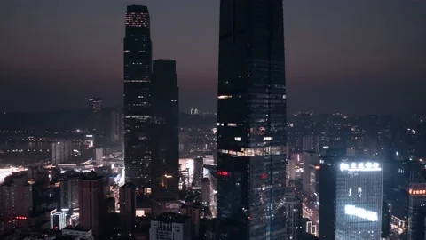 Skyscrapers Ifs In Changsha Stock Footage 200357507