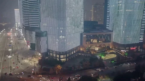 Skyscrapers Ifs In Changsha Stock Footage 200362860