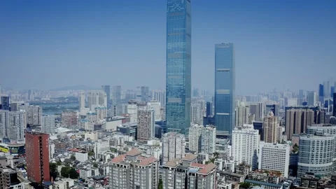 Skyscrapers Ifs In Changsha Stock Footage 200520451