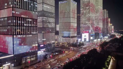 Skyscrapers Ifs In Changsha Stock Footage 200686830