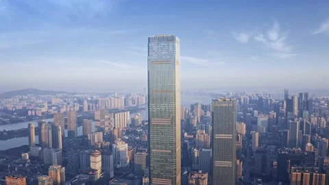 Skyscrapers Ifs In Changsha Stock Footage 200745900